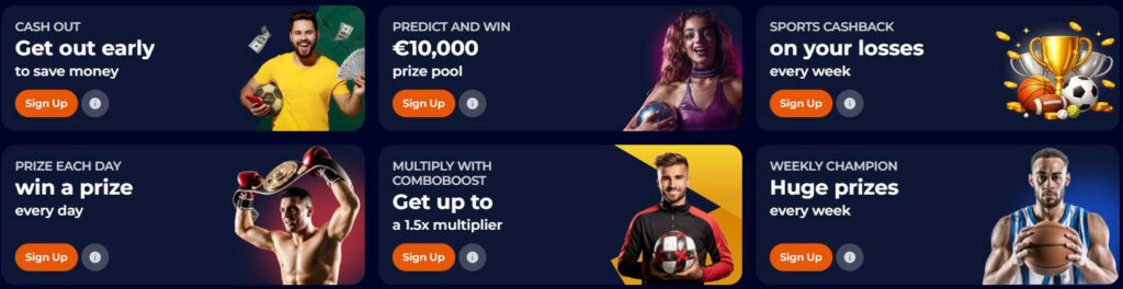 sports bonuses ninecasino